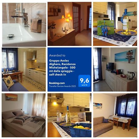 Gruppo Aedes Alghero, Residenza Michelangelo - 500 Mt Dalla Spiaggia 외부 사진