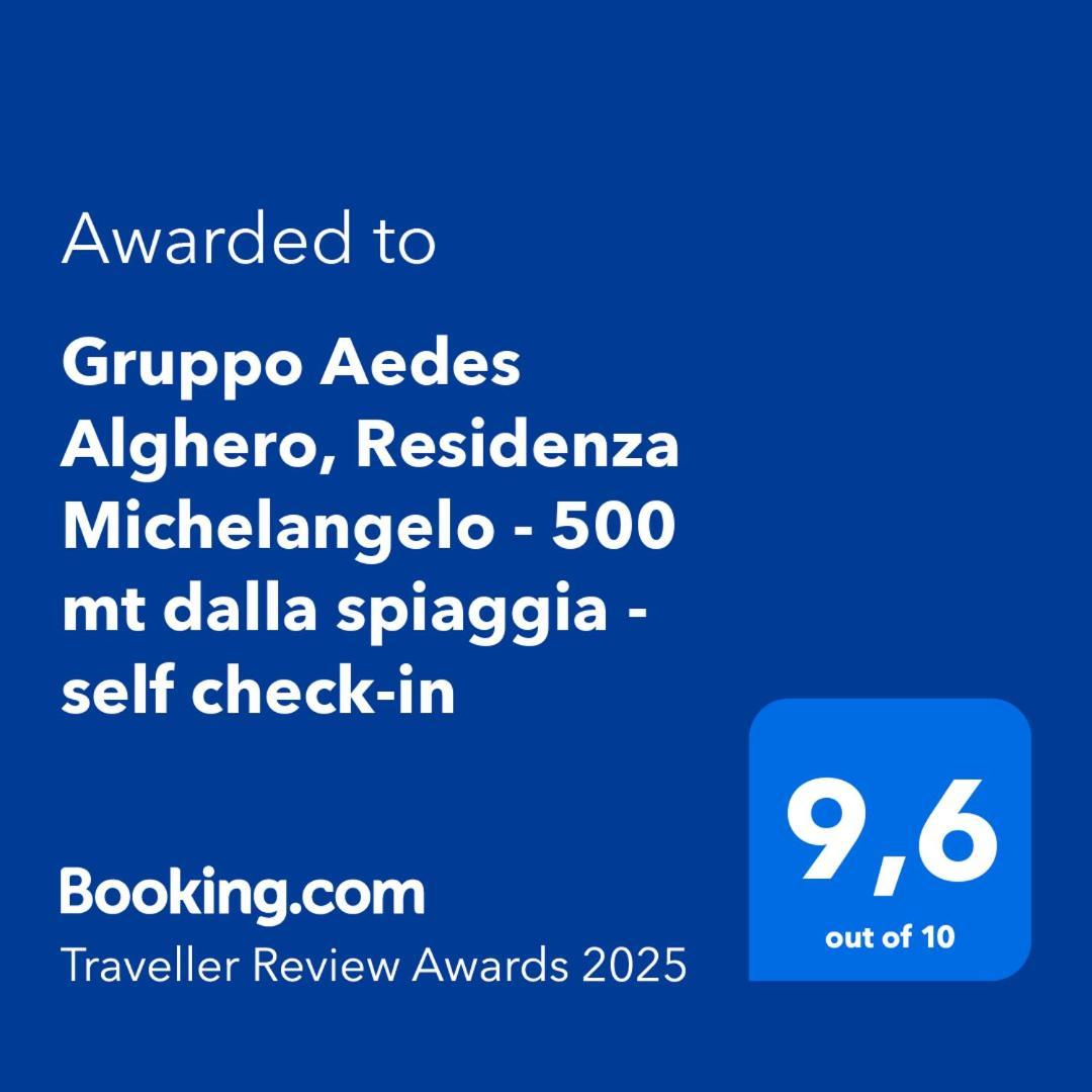 Gruppo Aedes Alghero, Residenza Michelangelo - 500 Mt Dalla Spiaggia 외부 사진